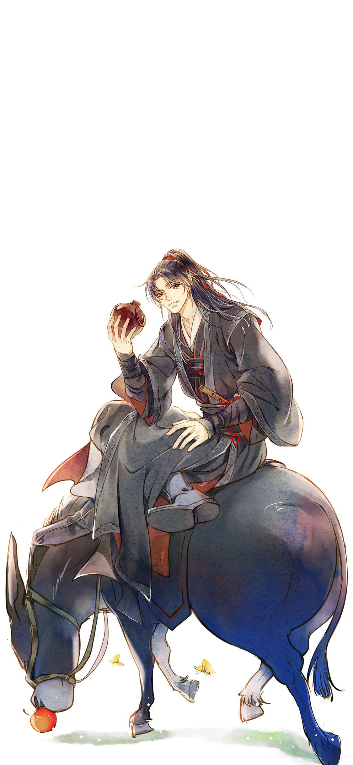 [2436×1125]魔道祖师 墨香铜臭 玄幻 驴 苹果手机动漫壁纸图片