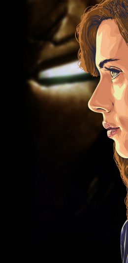 [2436x1125]黑寡妇 欧美 漫威 超级英雄 复仇者联盟 苹果手机动漫壁纸图片