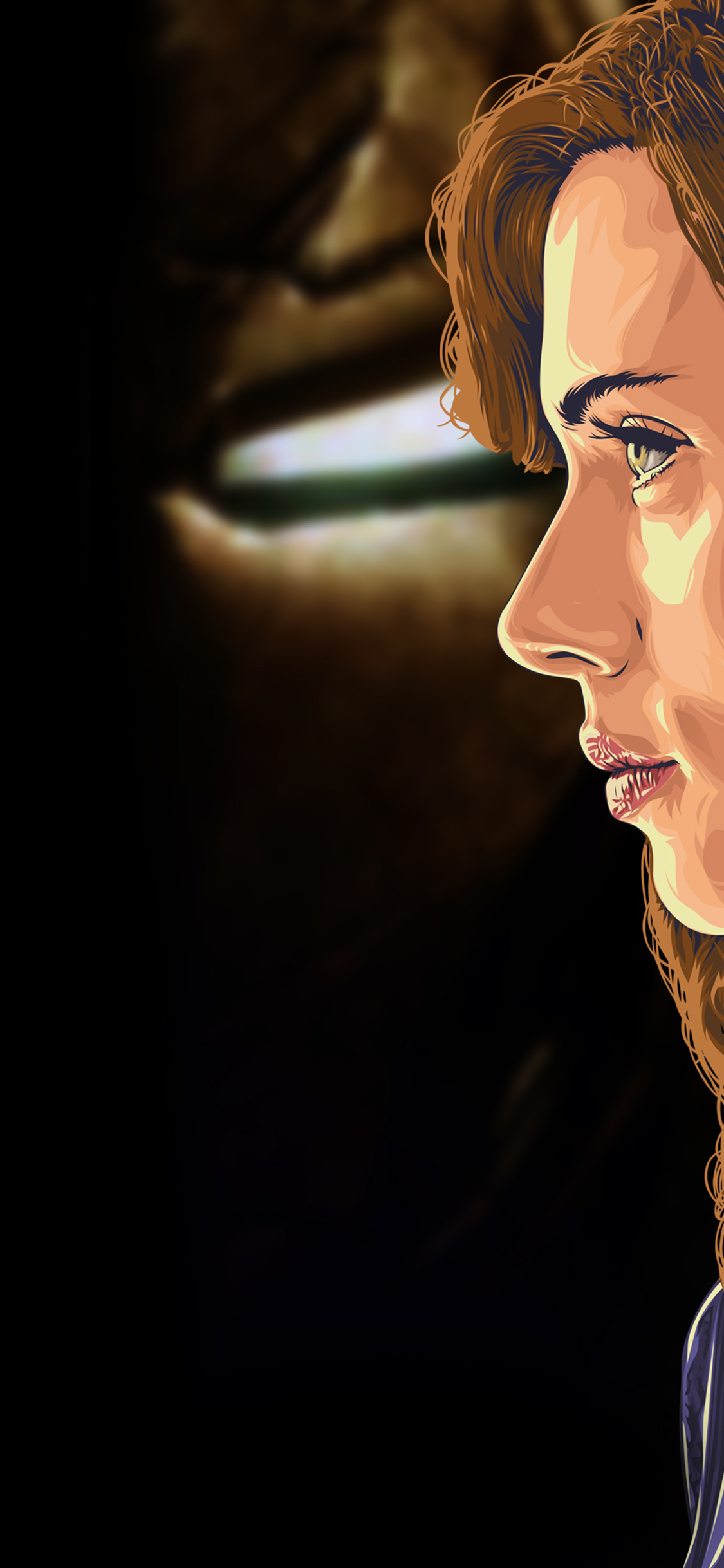 [2436×1125]黑寡妇 欧美 漫威 超级英雄 复仇者联盟 苹果手机动漫壁纸图片