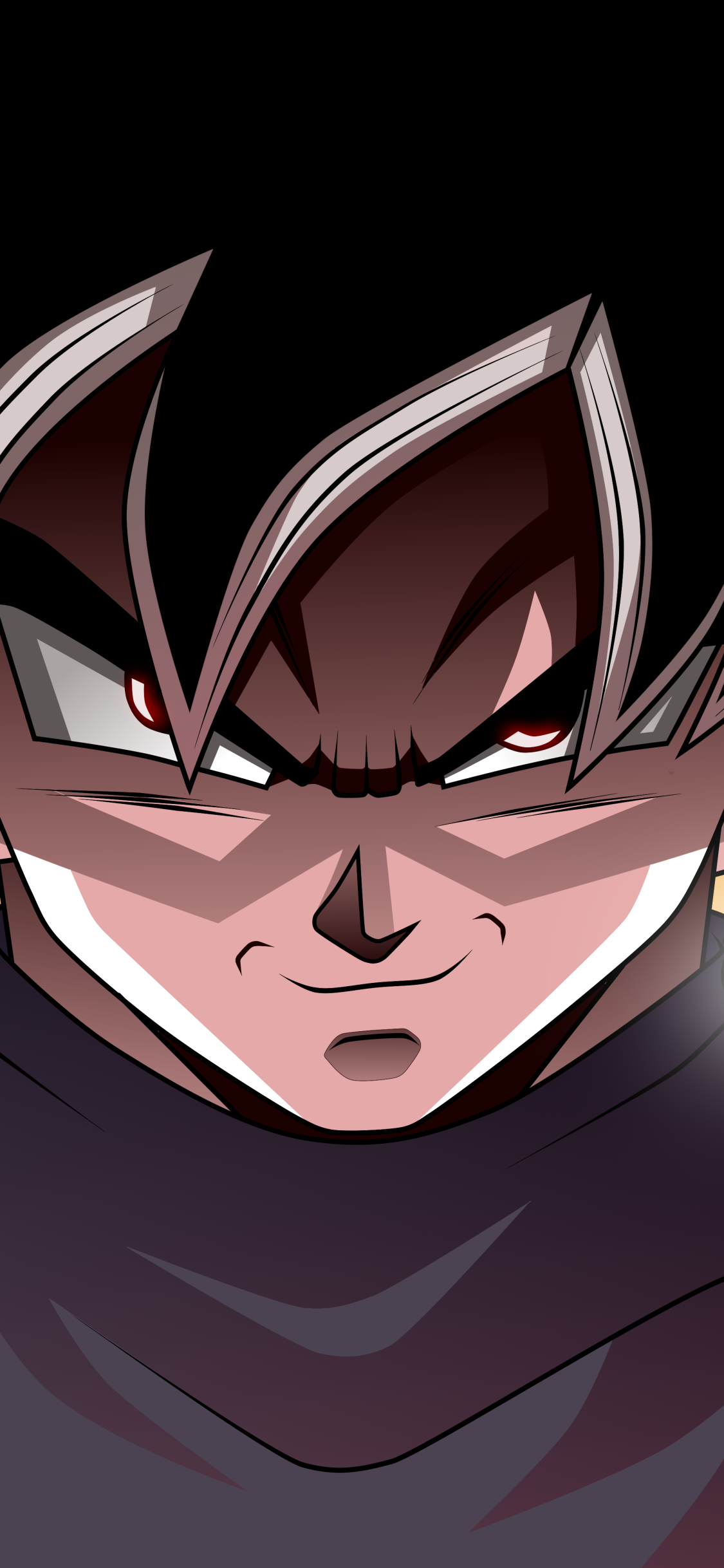 [2436×1125]龙珠超 动画 二次元 眼神 苹果手机动漫壁纸图片