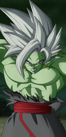 [2436x1125]龙珠超 合体扎马斯 漫画 肌肉 苹果手机动漫壁纸图片