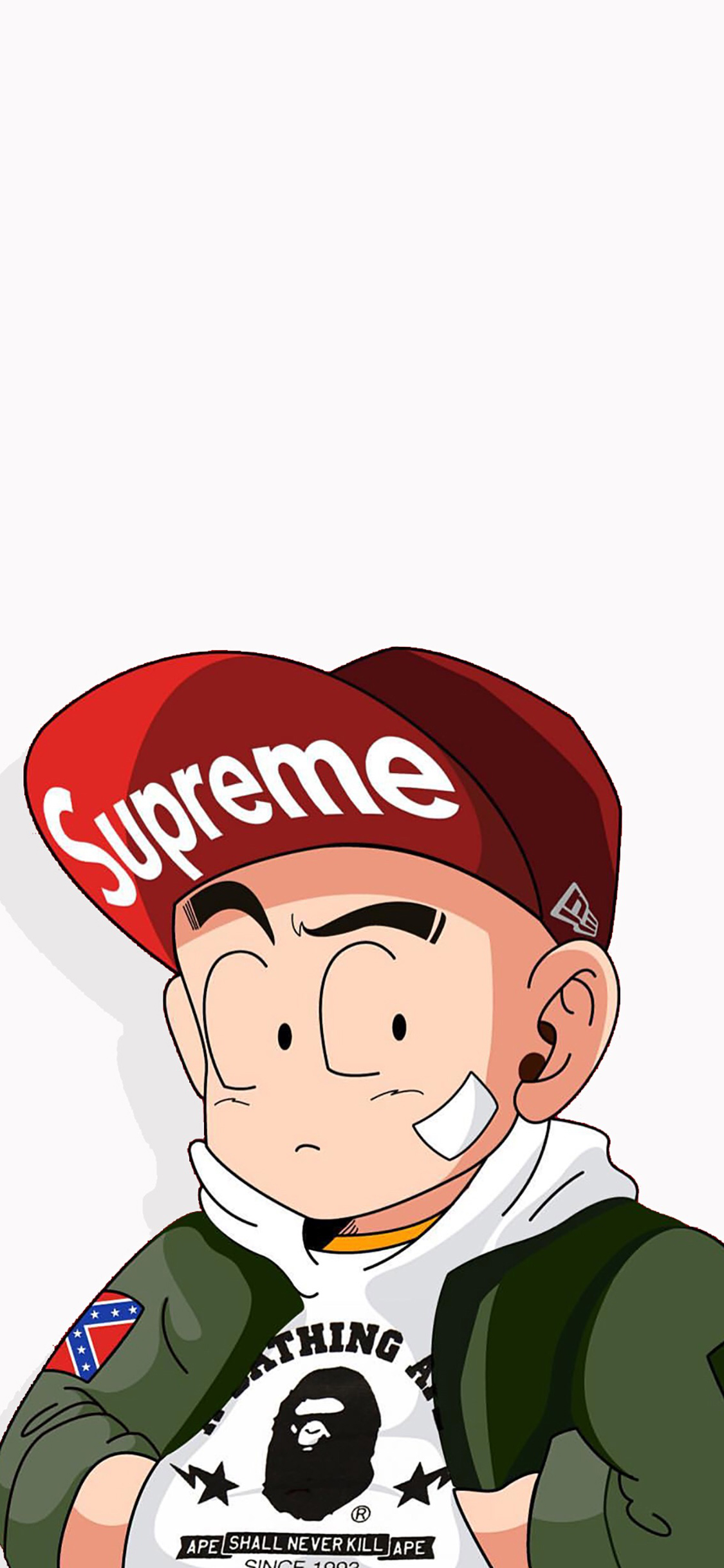 [2436×1125]龙珠超 时尚 潮流 动画 漫画 supreme 苹果手机动漫壁纸图片