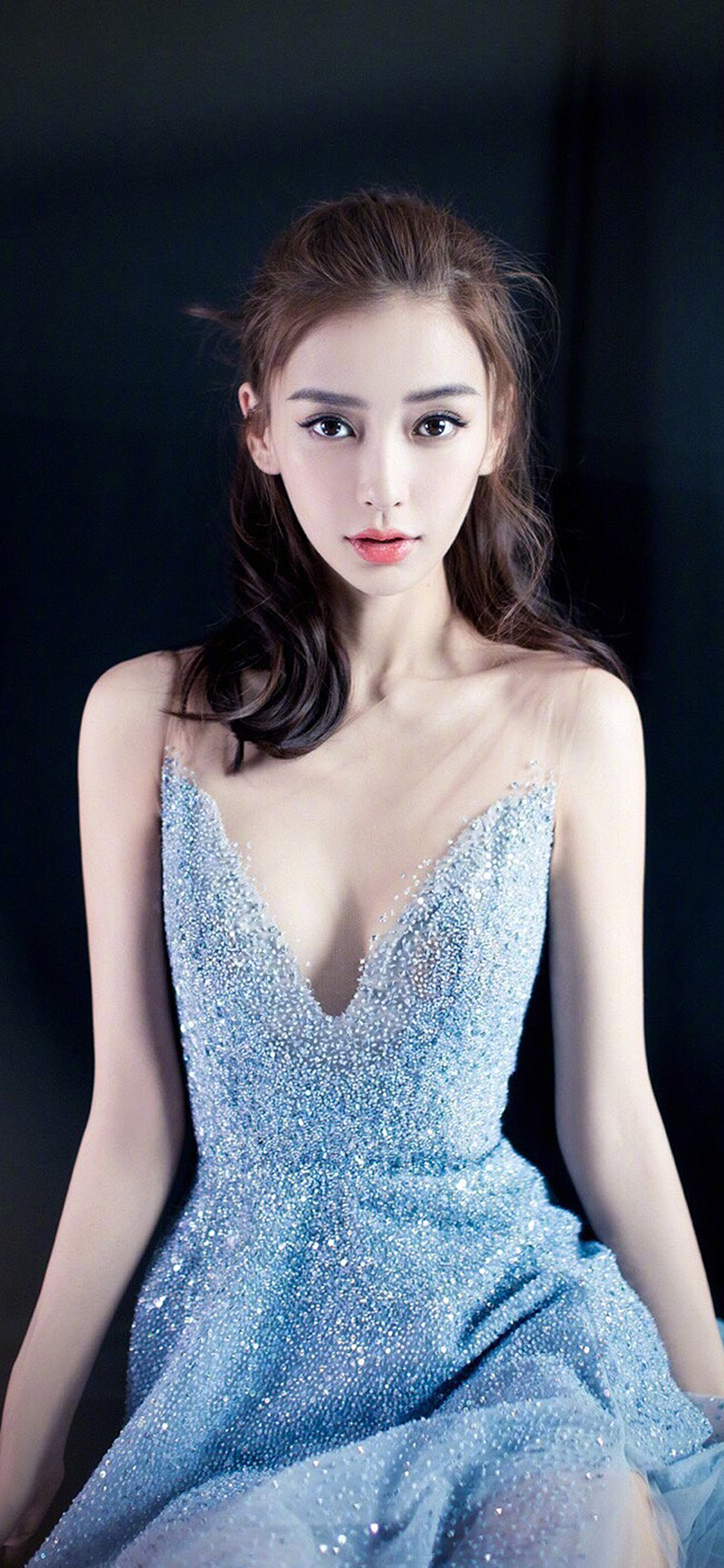 [2436×1125]Angelababy 杨颖 杨颖 艺人 苹果手机美女壁纸图片
