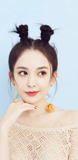 [2436x1125]古力娜扎 演员 明星 艺人 苹果手机美女壁纸图片