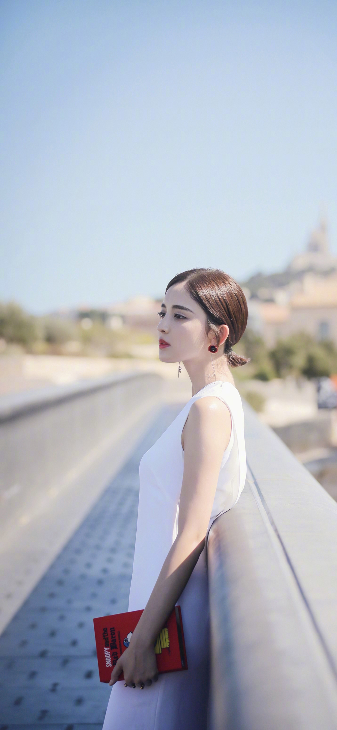 [2436×1125]古力娜扎 演员 艺人  女星 苹果手机美女壁纸图片