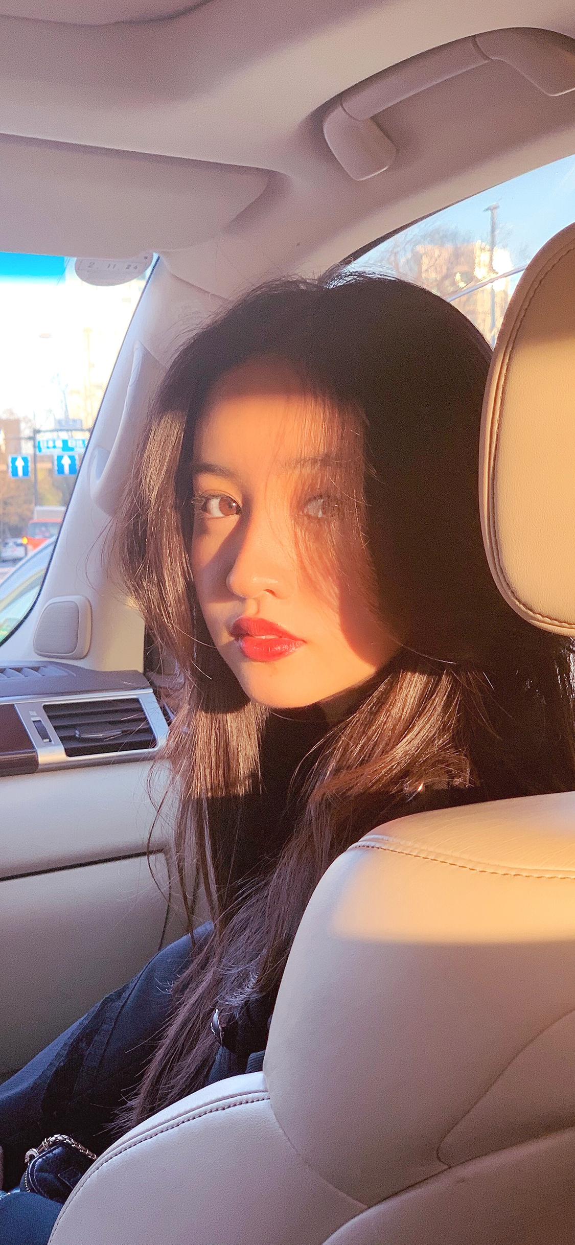 [2436×1125]木村光希 模特 日本 明星 苹果手机美女壁纸图片