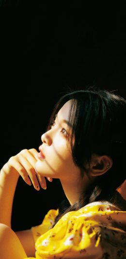 [2436x1125]杨超越 火箭少女101 歌手 偶像 明星 艺人 苹果手机美女壁纸图片