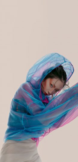 [2436x1125]模特 写真 服饰 妆容 苹果手机美女壁纸图片