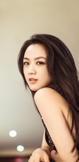 [2436x1125]汤唯 演员 艺人 长发 苹果手机美女壁纸图片