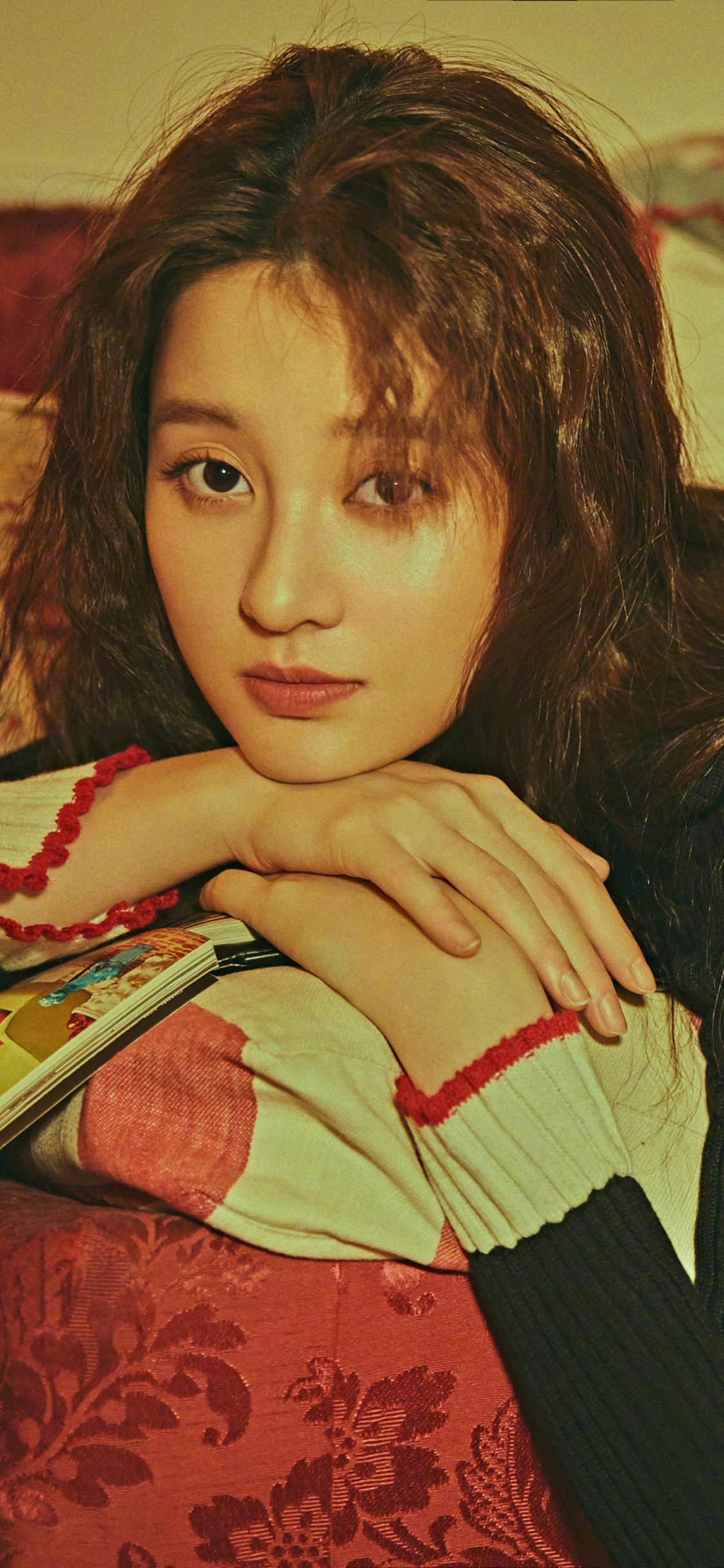 [2436×1125]艺人 演员 乔欣 女星 苹果手机美女壁纸图片