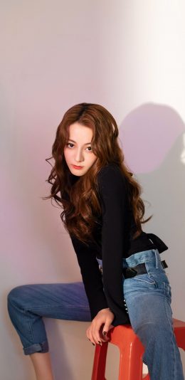 [2436x1125]迪丽热巴 演员 明星 艺人 苹果手机美女壁纸图片