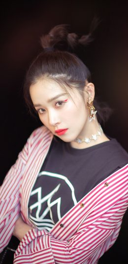 [2436x1125]阚清子 演员 艺人 明星 苹果手机美女壁纸图片