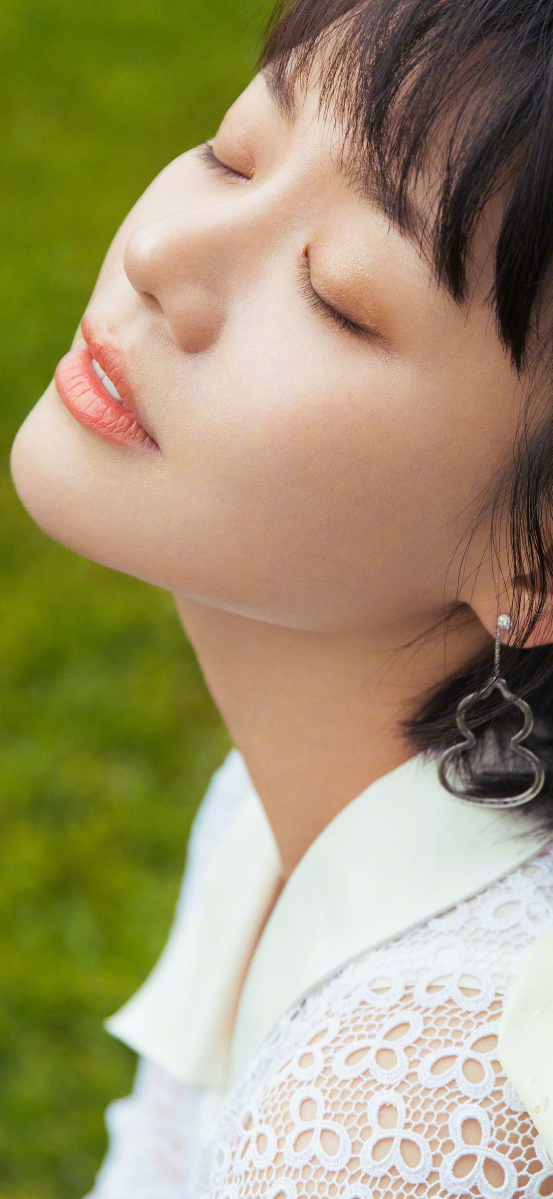 [2436×1125]马思纯 演员 明星 艺人 苹果手机美女壁纸图片