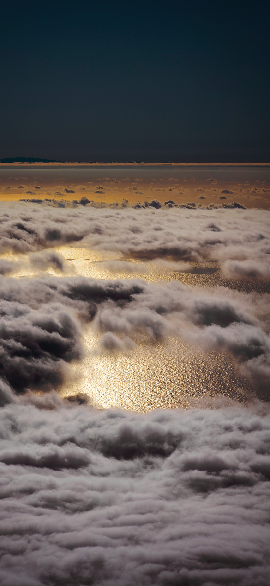 [2436×1125]云层 云海 翻涌 自然 苹果手机壁纸图片
