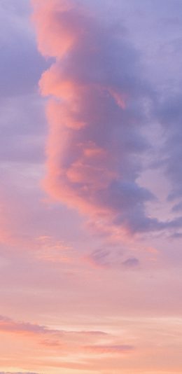 [2436x1125]云彩 云朵 天空 夕阳 苹果手机壁纸图片