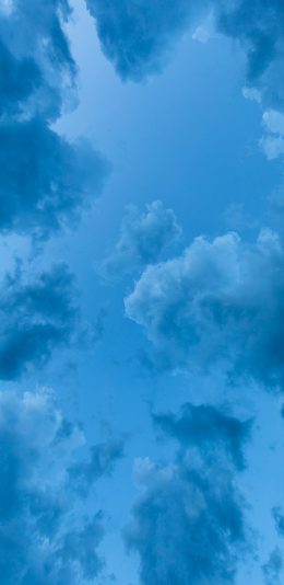 [2436x1125]云彩 云朵 蔚蓝 天空 苹果手机壁纸图片