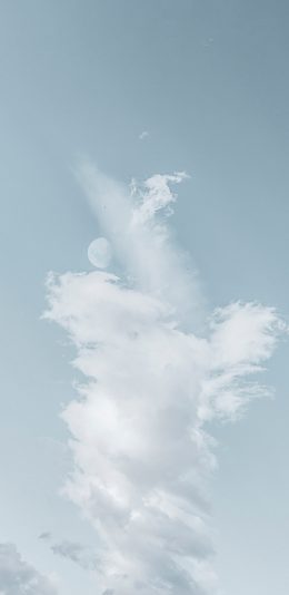[2436x1125]云彩 天空 天空 蓝天 苹果手机壁纸图片