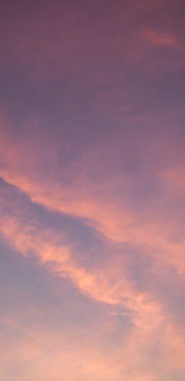 [2436x1125]云彩 天空 渐变 夕阳 苹果手机壁纸图片