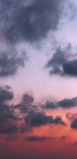 [2436x1125]云彩 彩霞 云朵 夕阳 苹果手机壁纸图片