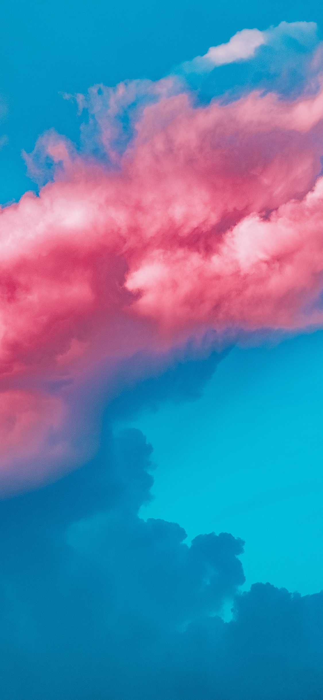 [2436×1125]云彩 彩霞 天空 云朵 苹果手机壁纸图片