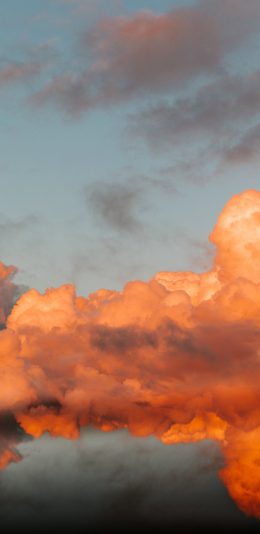 [2436x1125]云彩 彩霞 天空 云海 苹果手机壁纸图片