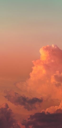 [2436x1125]云彩 日落 黄昏 景色 云层 苹果手机壁纸图片