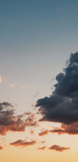 [2436x1125]云彩 景色 夕阳 天空 苹果手机壁纸图片