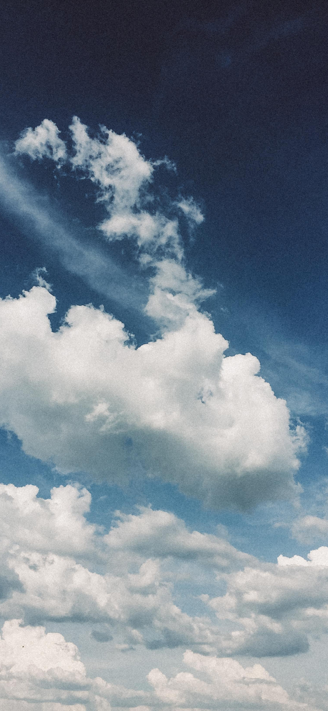 [2436×1125]云彩 蓝天 白云 天空 苹果手机壁纸图片