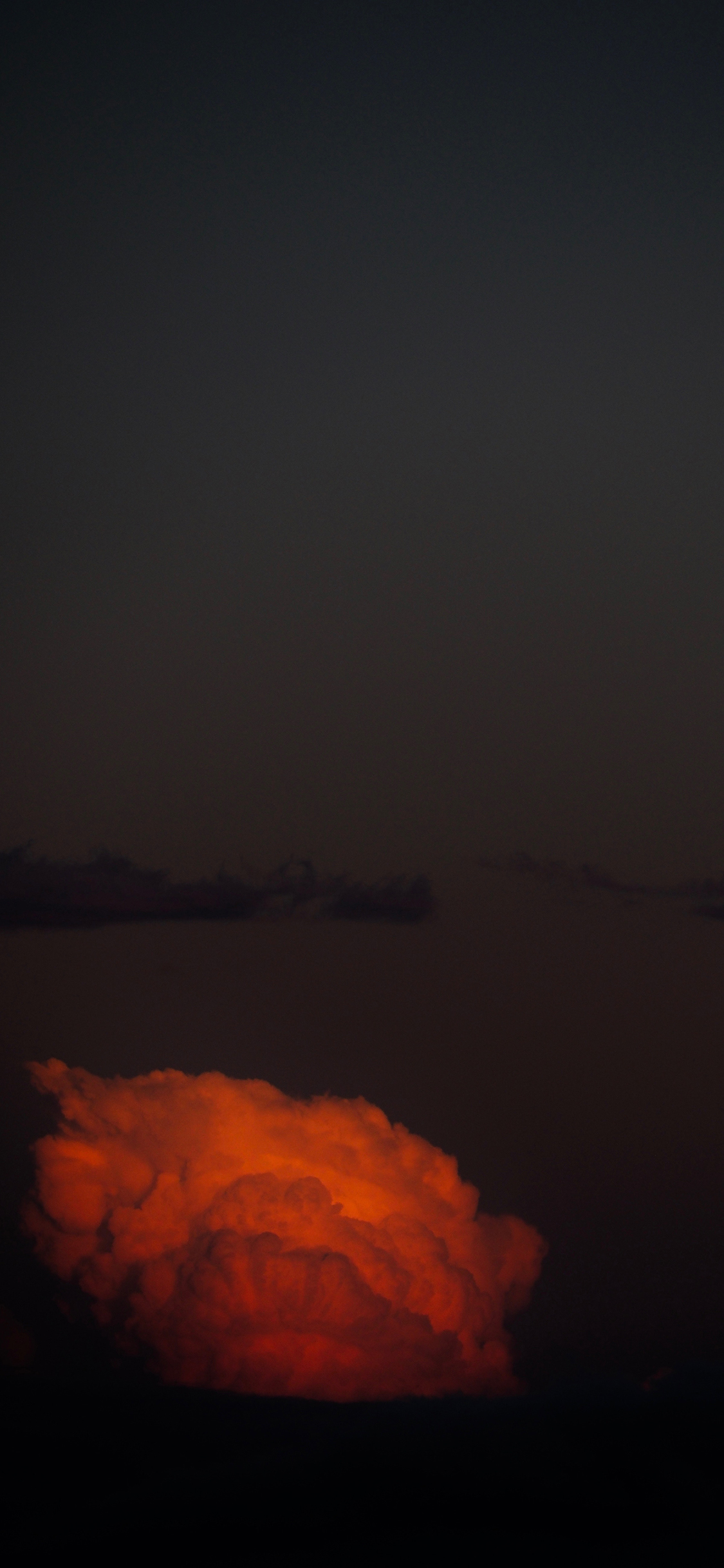 [2436×1125]云朵 云彩 黄昏 昏暗 苹果手机壁纸图片