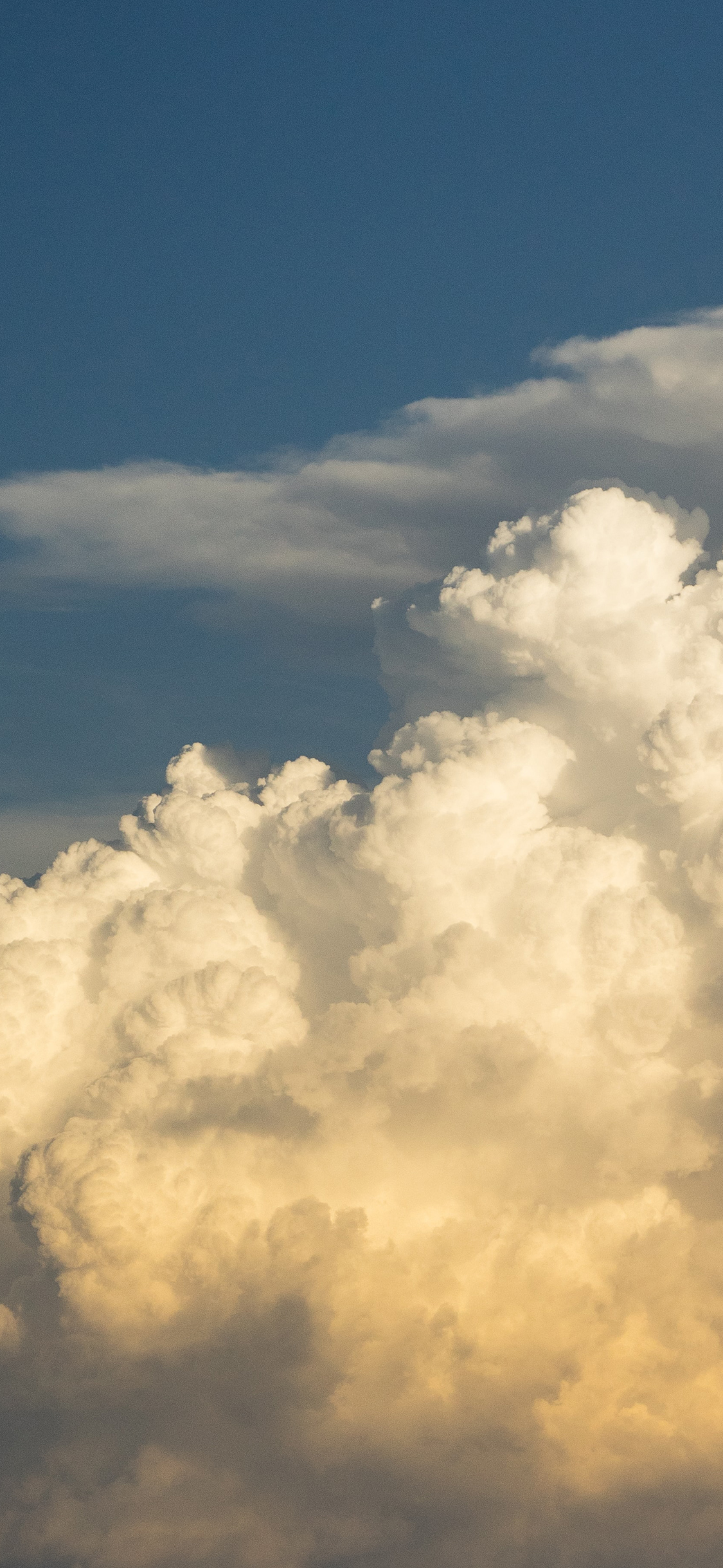 [2436×1125]云朵 云海 高空 云层 苹果手机壁纸图片