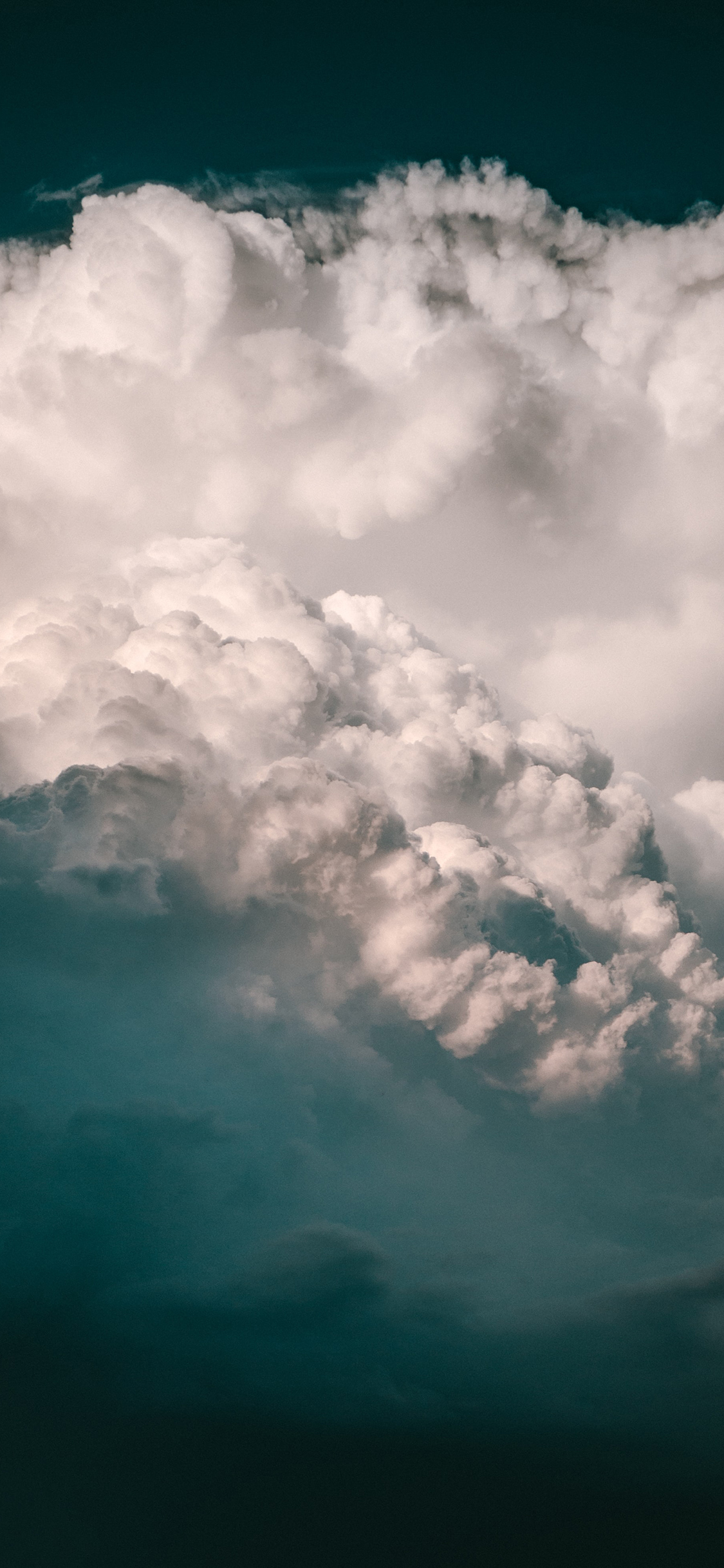 [2436×1125]云海 云层 天空 厚云 苹果手机壁纸图片