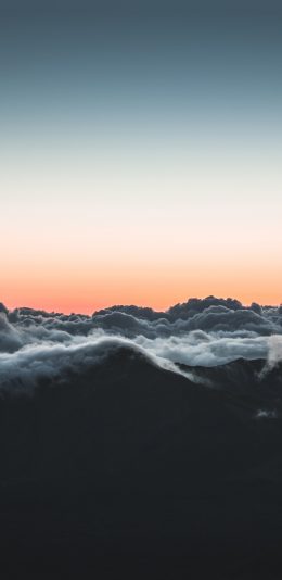 [2436x1125]云海 山峰 天空 唯美 云端 苹果手机壁纸图片