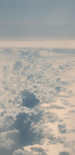 [2436x1125]云海 高空 漂浮 云层 苹果手机壁纸图片