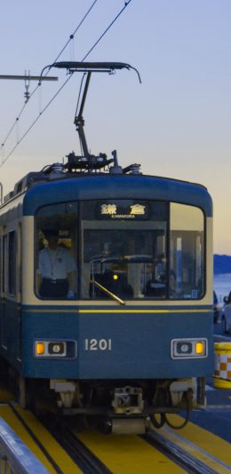 [2436x1125]交通 火车 傍晚 美景 苹果手机壁纸图片