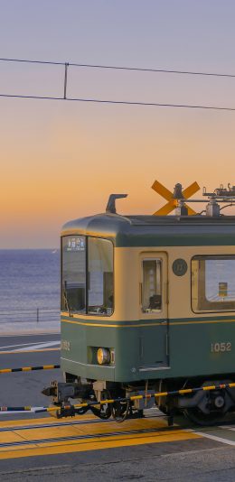 [2436x1125]列车 交通 日本 电车 苹果手机壁纸图片