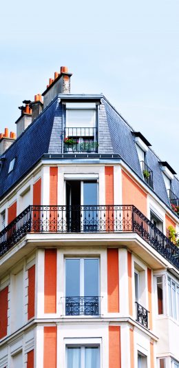 [2436x1125]创意 建筑 唯美 色彩  天空 苹果手机壁纸图片