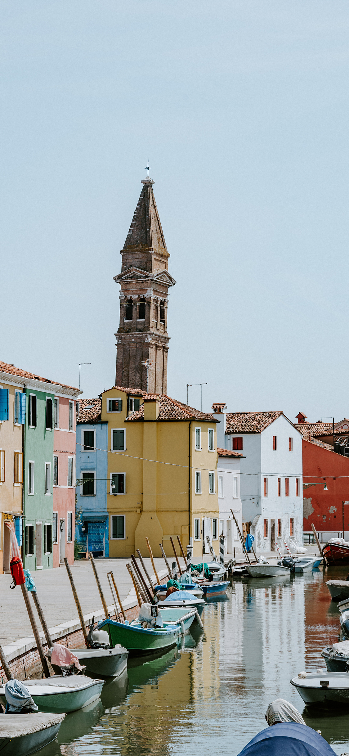 [2436×1125]国家 威尼斯 水上世界 船只 苹果手机壁纸图片