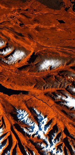 [2436x1125]地理 地貌 地质 山脉 苹果手机壁纸图片