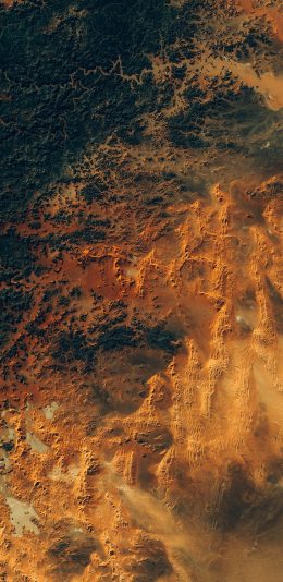 [2436x1125]地理 地貌 地质 平原 黄色 苹果手机壁纸图片