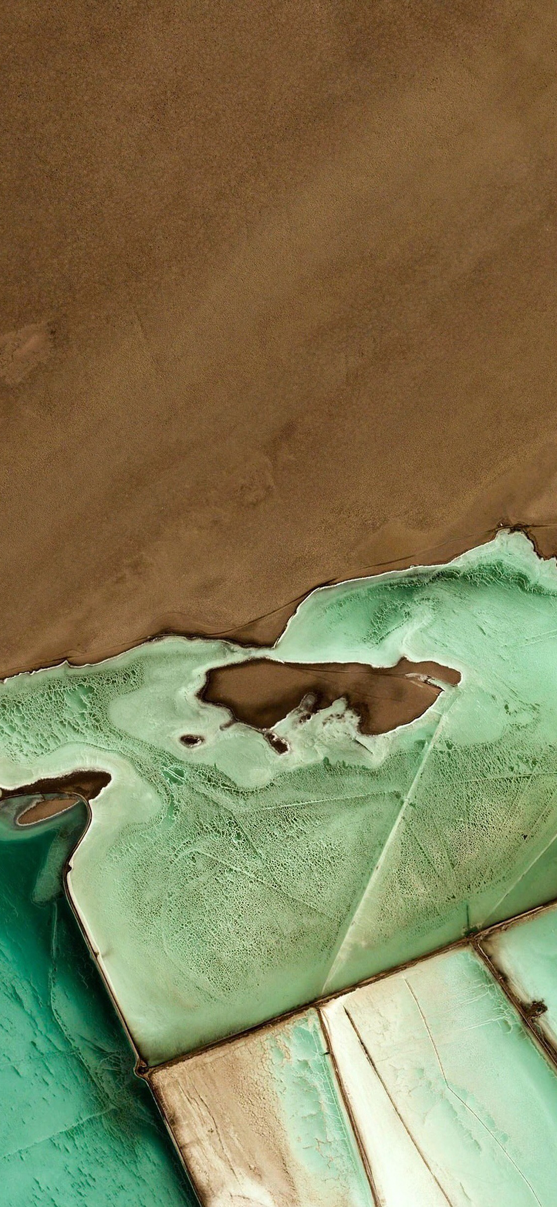 [2436×1125]地理 地貌 地质 沙土 水 苹果手机壁纸图片