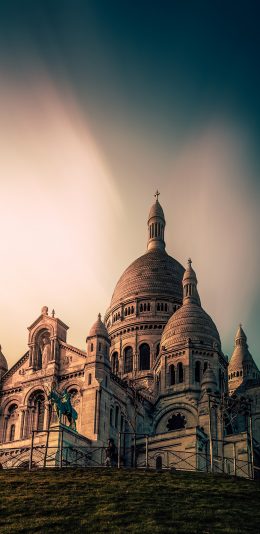 [2436x1125]城堡 建筑 异域  光线 苹果手机壁纸图片