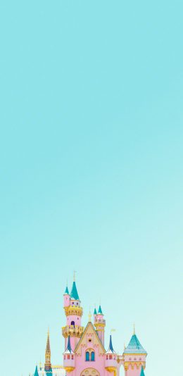 [2436x1125]城堡 迪士尼 梦幻 建筑 游乐场 苹果手机壁纸图片