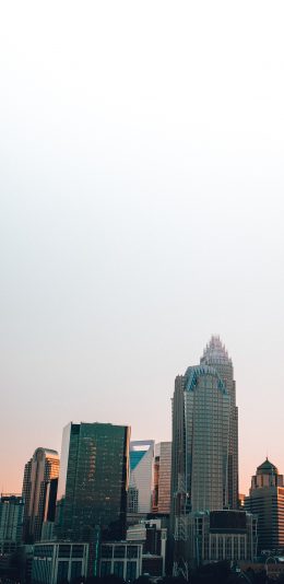 [2436x1125]城市 大楼 大厦 天空 苹果手机壁纸图片
