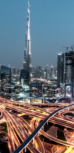 [2436x1125]城市 建筑 繁华 车道 纵横交错