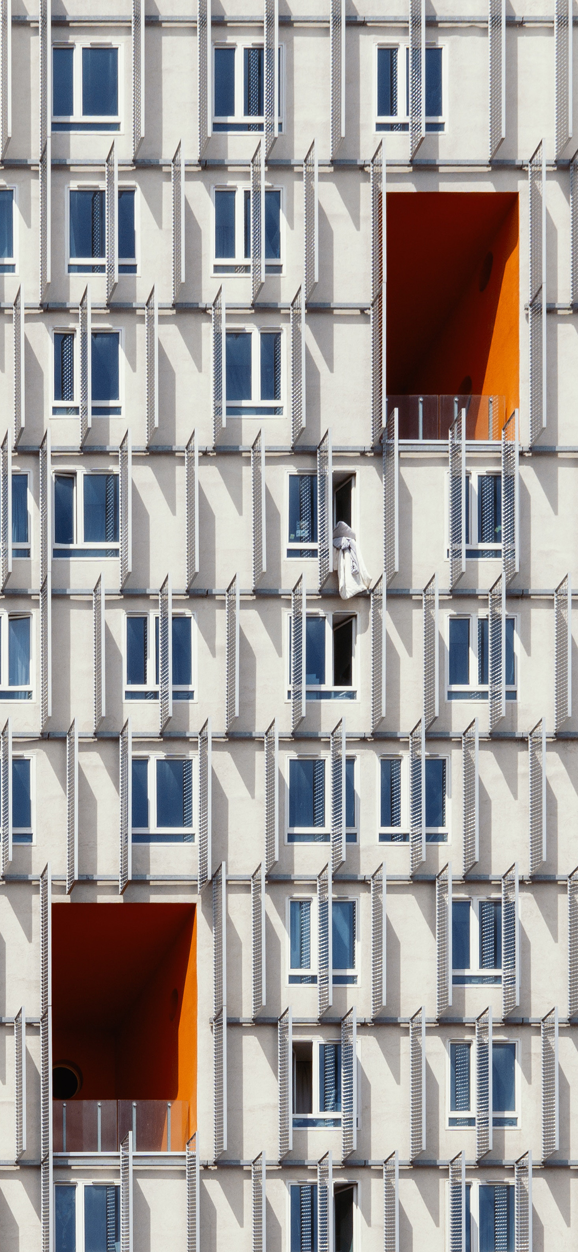 [2436×1125]城市 建筑 高楼 设计 苹果手机壁纸图片