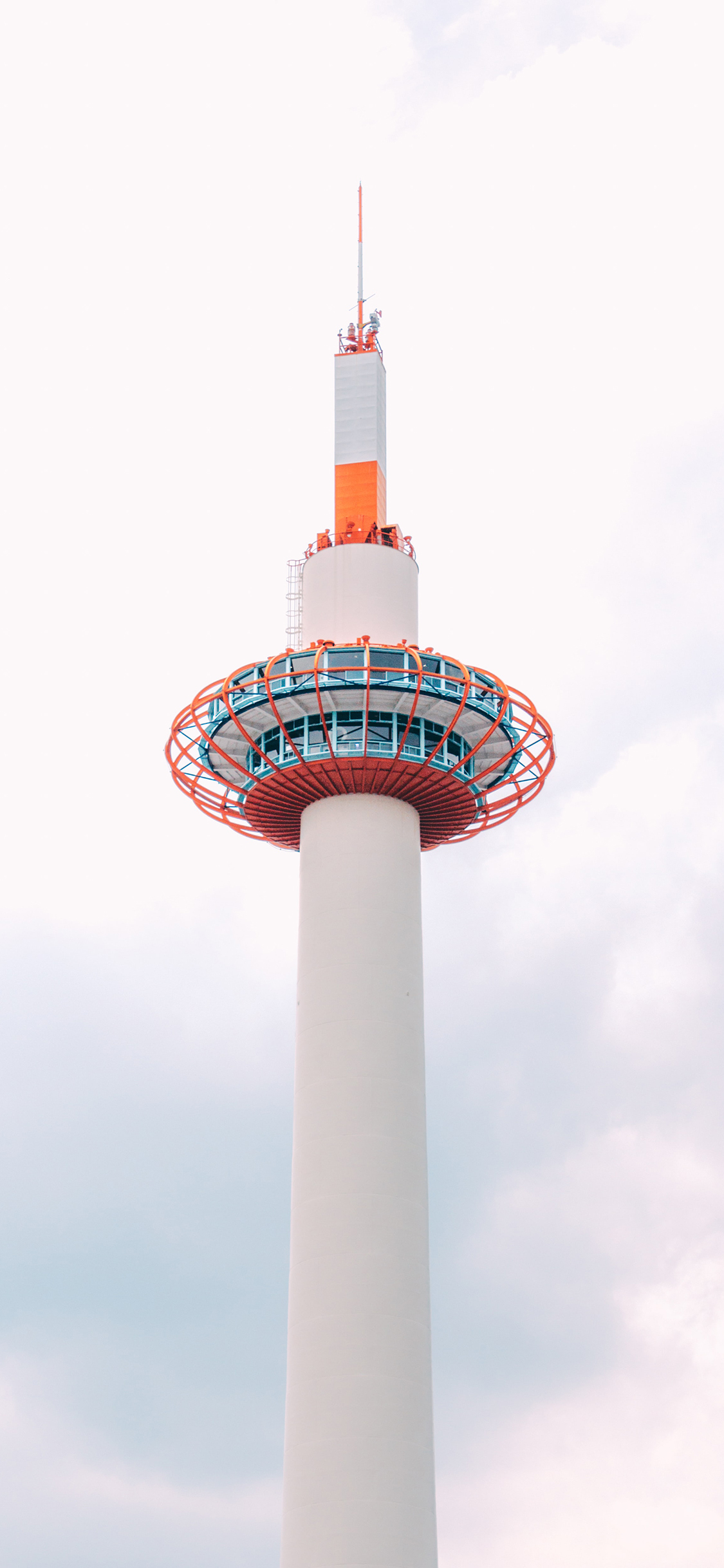 [2436×1125]塔楼 高楼 观景台 电视塔 苹果手机壁纸图片