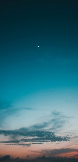 [2436x1125]夕阳 夜晚 傍晚 景色 苹果手机壁纸图片