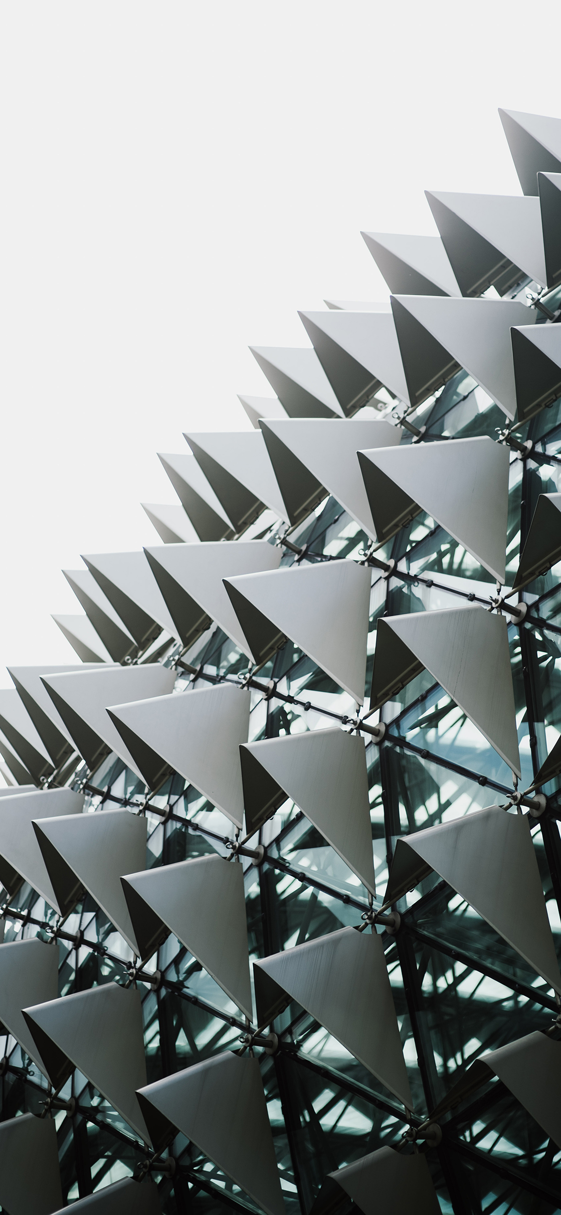 [2436×1125]外墙 建筑 设计 钢筋 苹果手机壁纸图片