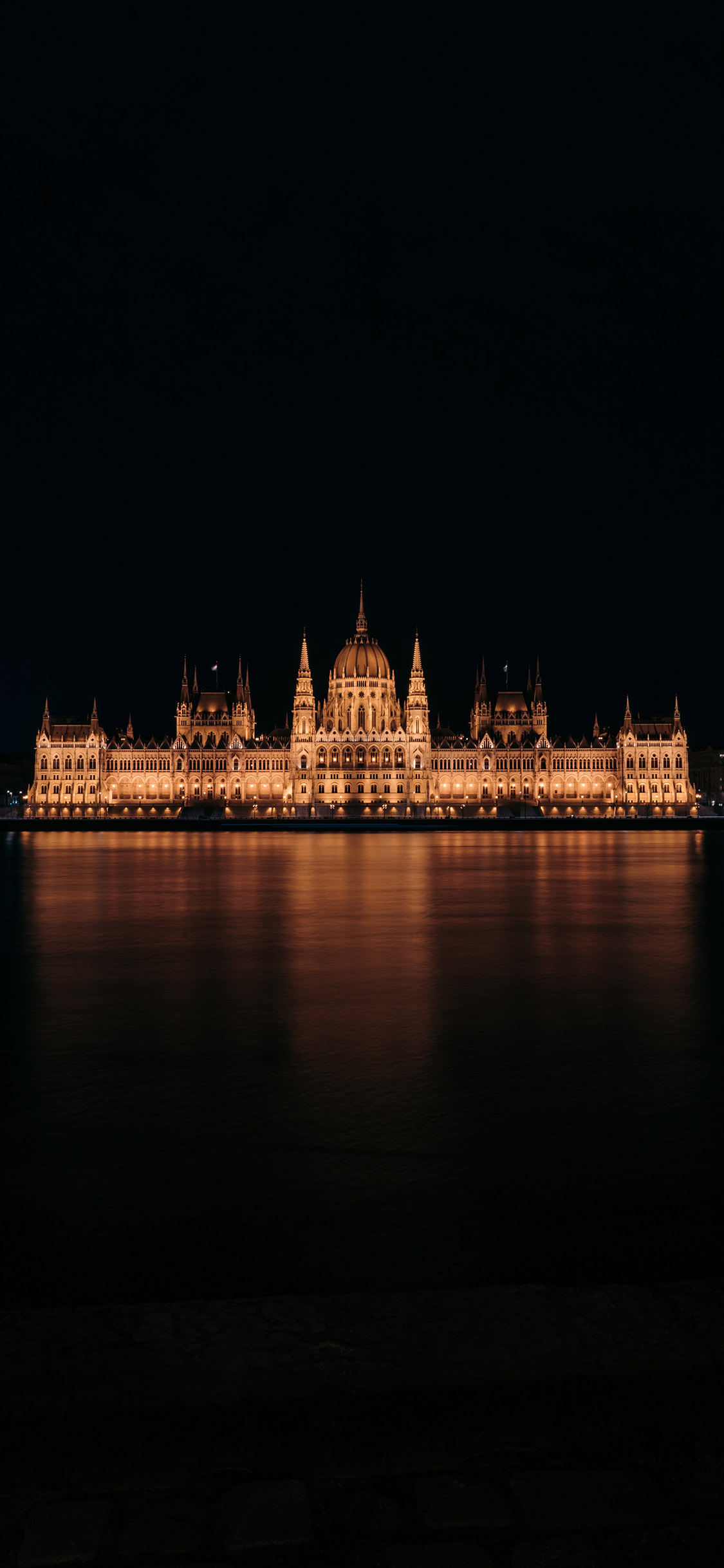 [2436×1125]夜景 建筑 异域 沙特风情 苹果手机壁纸图片