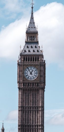 [2436x1125]大本钟 英国 时钟 建筑 城市 苹果手机壁纸图片
